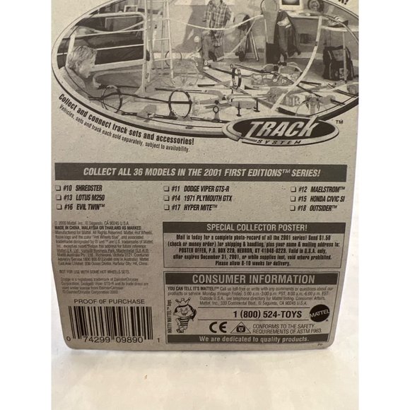 Hot Wheels 2001 First Editions 11 of 36 Collectable Car Dodge Viper GTS-R - Picture 8 of 10